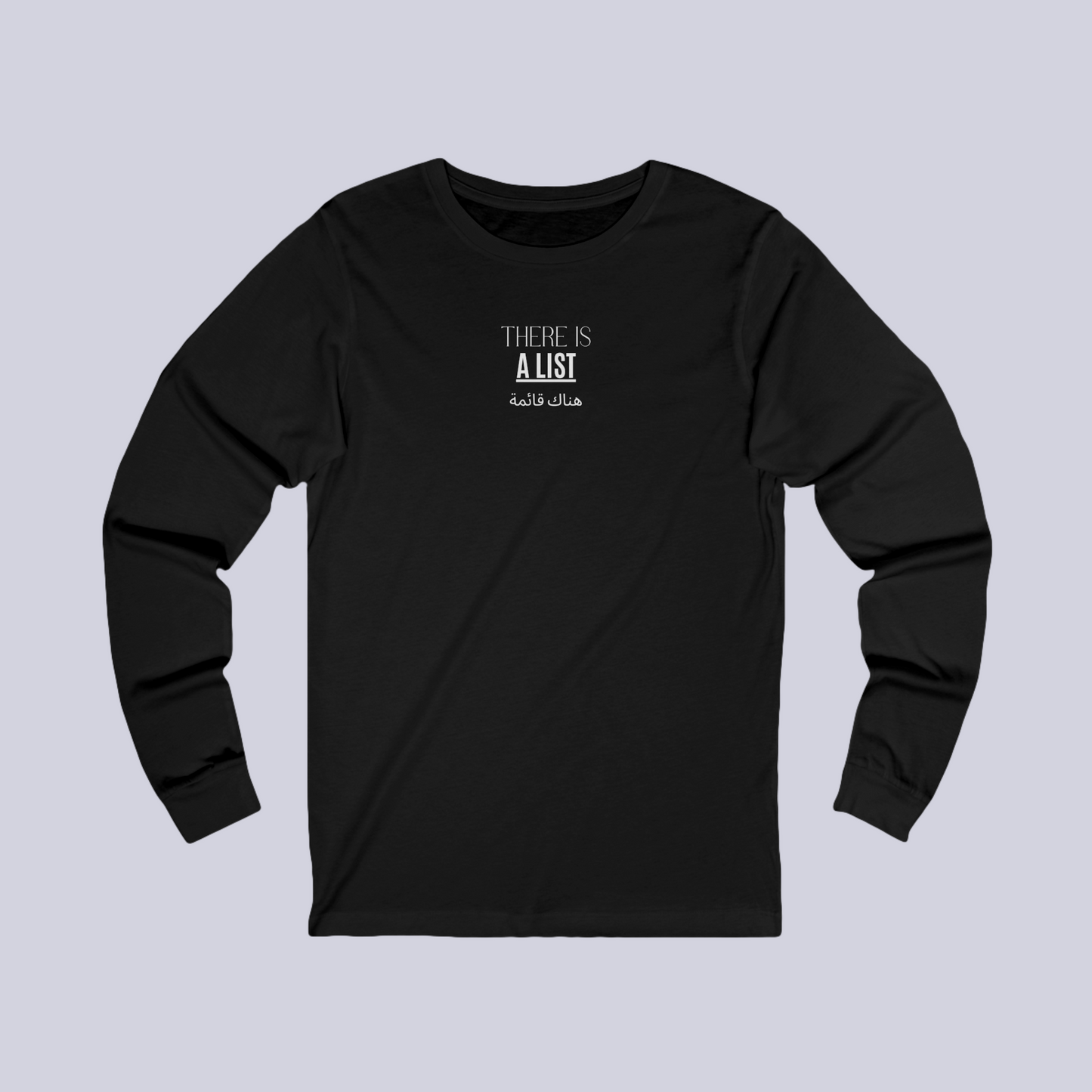1.2. LONG-SLEEVE: There is a list