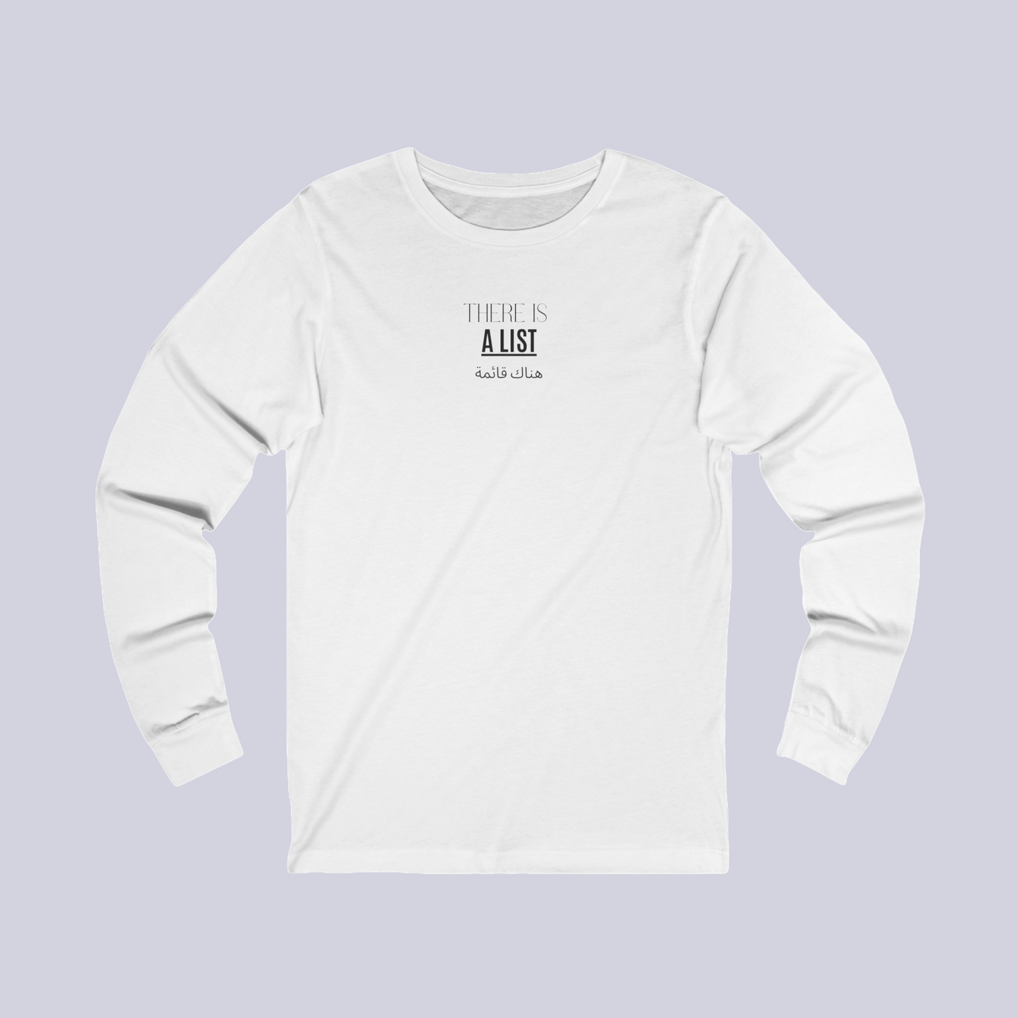 1.2. LONG-SLEEVE: There is a list