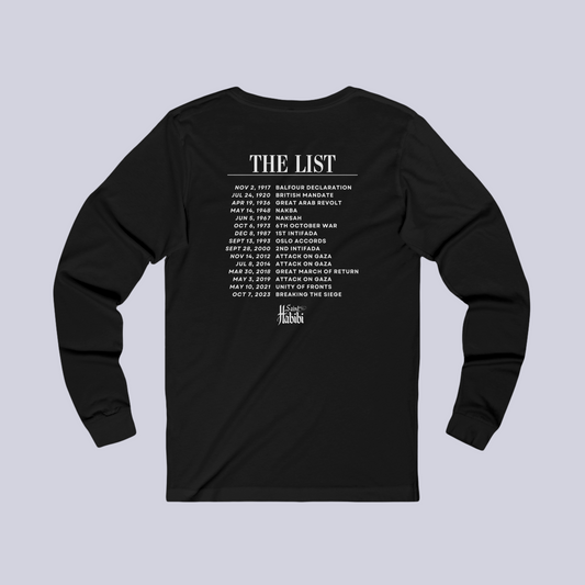1.2. LONG-SLEEVE: There is a list